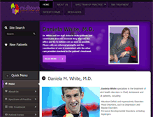 Tablet Screenshot of danielawhite-md.com